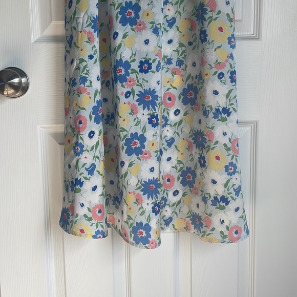 ASOS | HIGH NECK FLORAL MATERNITY DRESS Sz 6 - Picture 8 of 8